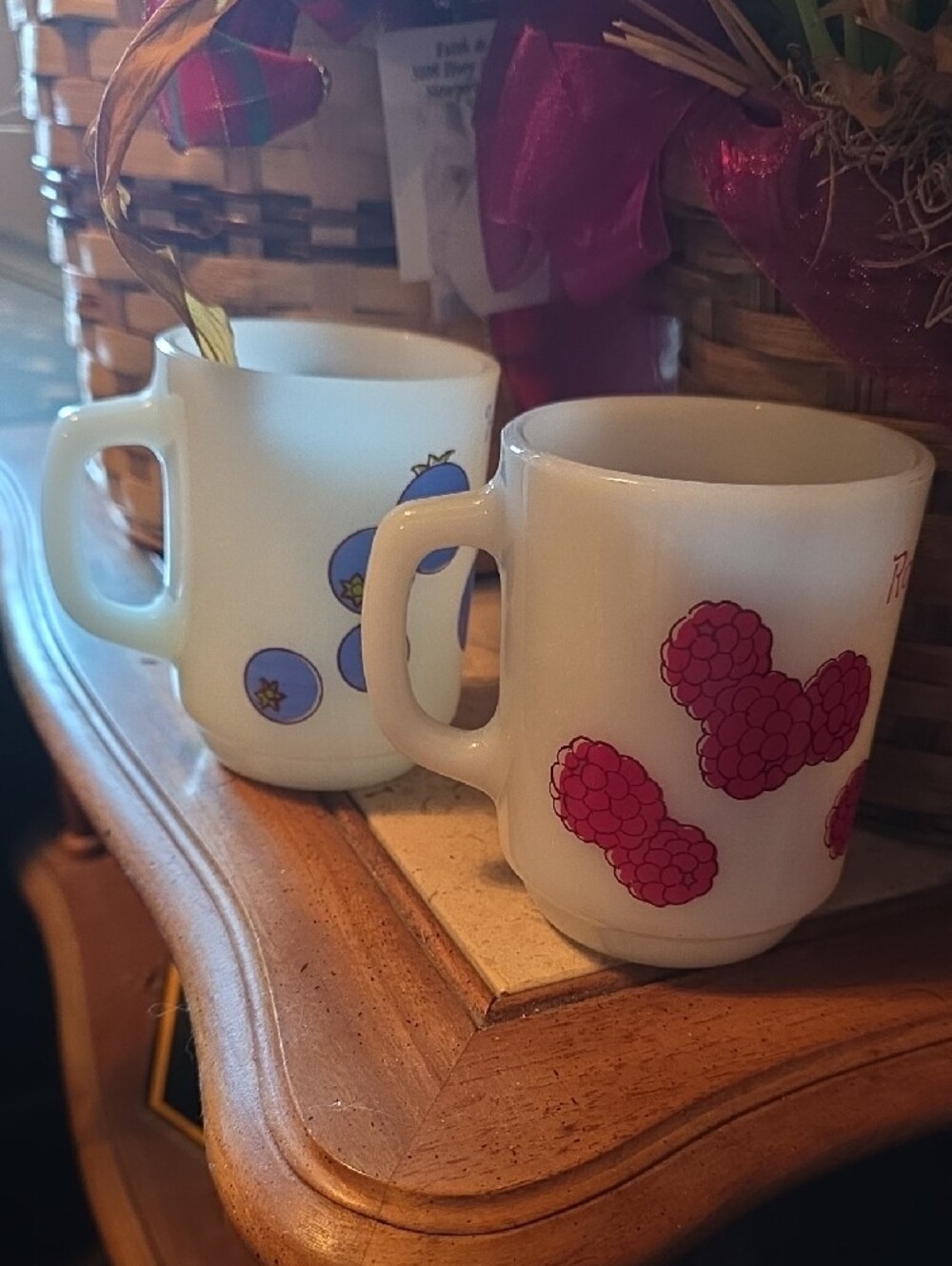 American Greetings White Raspberry Tart and Huckleberry Pie Stackable Mugs - Picture 4 of 5